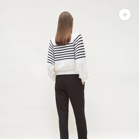 molli breton sweater with deep armholes milk